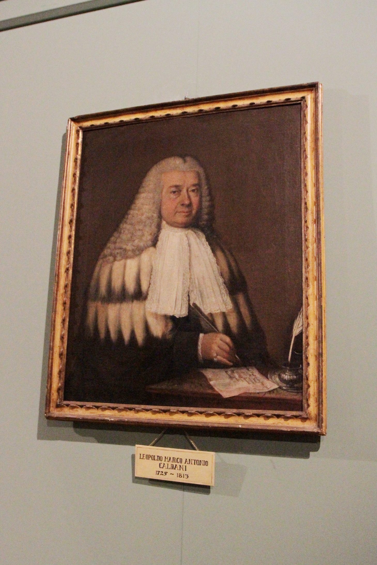 Leopoldo Marco Antonio Caldani's portrait, Palazzo Poggi, Bologna (2).JPG